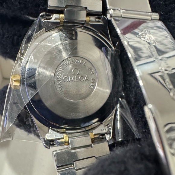 Omega Two-Tone Gold and Silver Watch - Picture 12 of 13